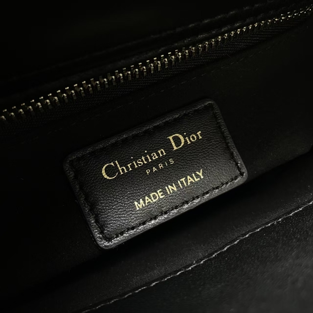 Mini Lady Dior Bag Black Cannage Lambskin - Picture 4 of 7